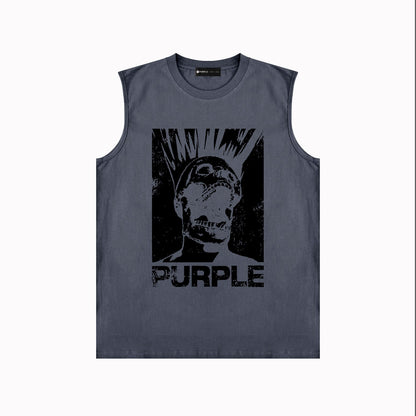 Purple Brand Tank T Shirts Sleeveless T-shirt Vest