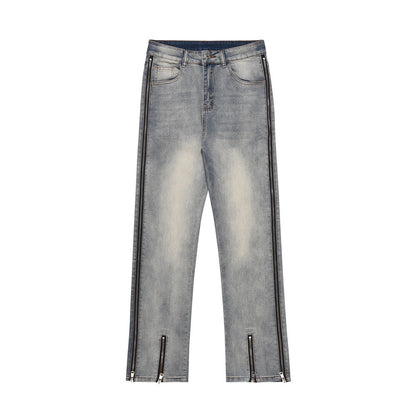 Men Jeans Old Retro Loose Casual