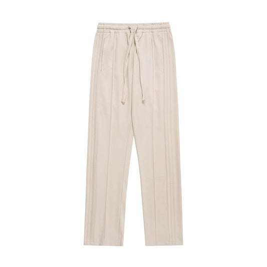 Men Sweatpants Casual Pants Men's Solid Color Straight Loose Track Pants