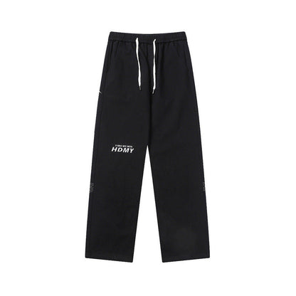 Cargo Pants Star Embroidered Overalls