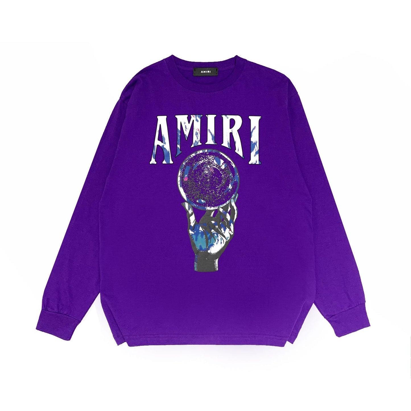 Amiri Long-Sleeve Shirt Personality Printing Stylish Casual