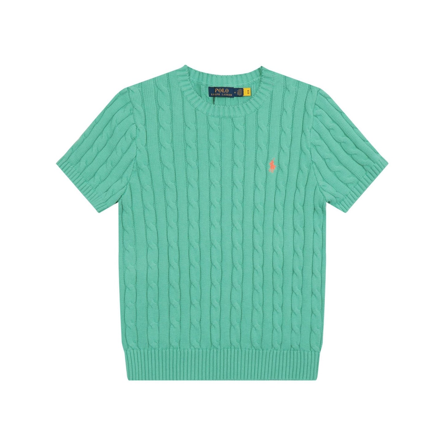 Ralph Lauren Knitted sweaters Ralph Lauren Knitted Short Sleeved Shirt Small Standard Twist Knitted Crew Neck Short Sleeve