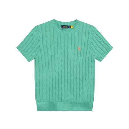 Ralph Lauren Knitted sweaters Ralph Lauren Knitted Short Sleeved Shirt Small Standard Twist Knitted Crew Neck Short Sleeve