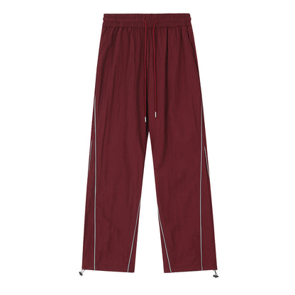 Men Sweatpants Casual Trousers Men's Quick-Drying Loose Outdoor Sports Straight Pants
