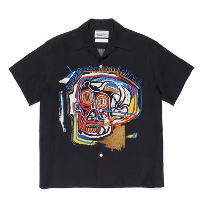 GUILTYPARTIES TIGER Shirts Joint Japanese Basquiat Graffiti Short Sleeve Flower Shirt