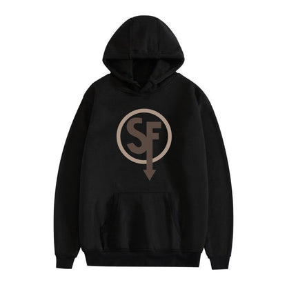Sally Face Hoodie Fleece-Lined Sally Face Character Print