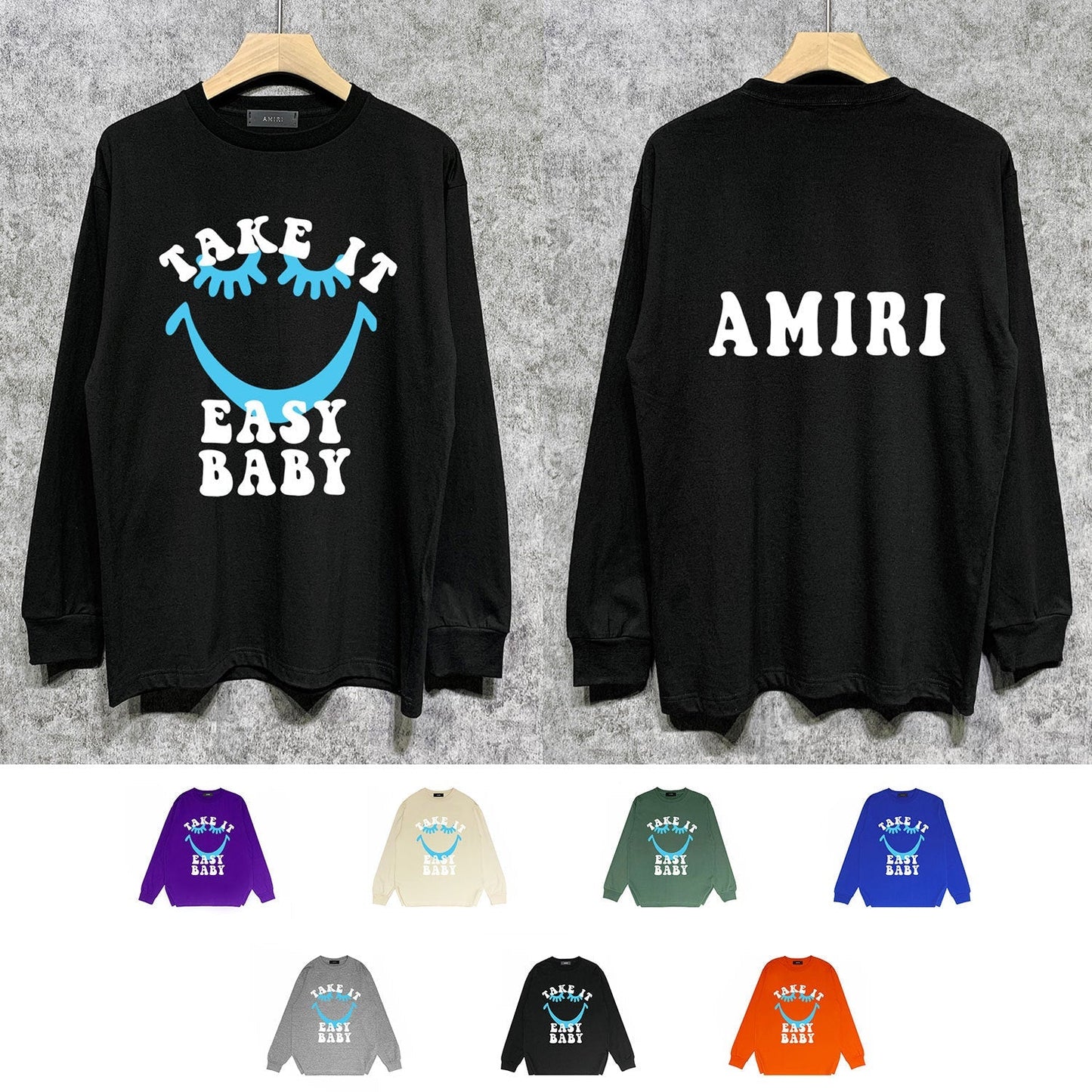 Amiri Sweatshirt Long Sleee Shirts