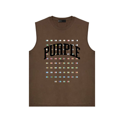 Purple Brand Tank T Shirts Sleeveless T-shirt Vest