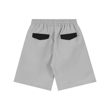 Men Shorts Patchwork Pocket Thin Casual