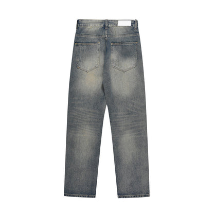 Men Jeans Old Retro Loose Casual
