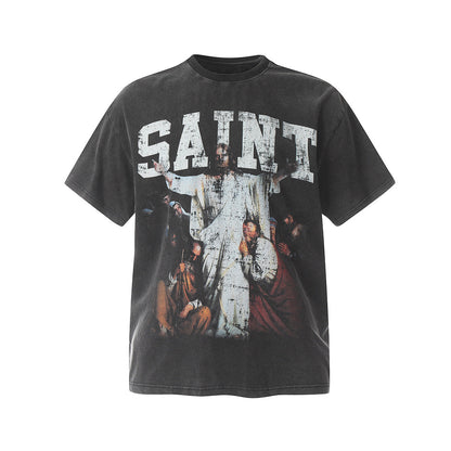 Unisex T-Shirts Saint Michael Vintage Loose T-shirt