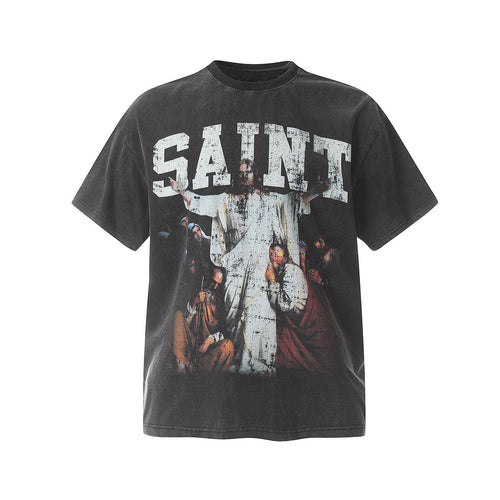 Unisex T-Shirts Saint Michael Vintage Loose T-shirt