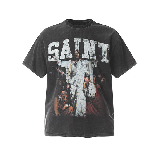 Unisex T-Shirts Saint Michael Vintage Loose T-shirt