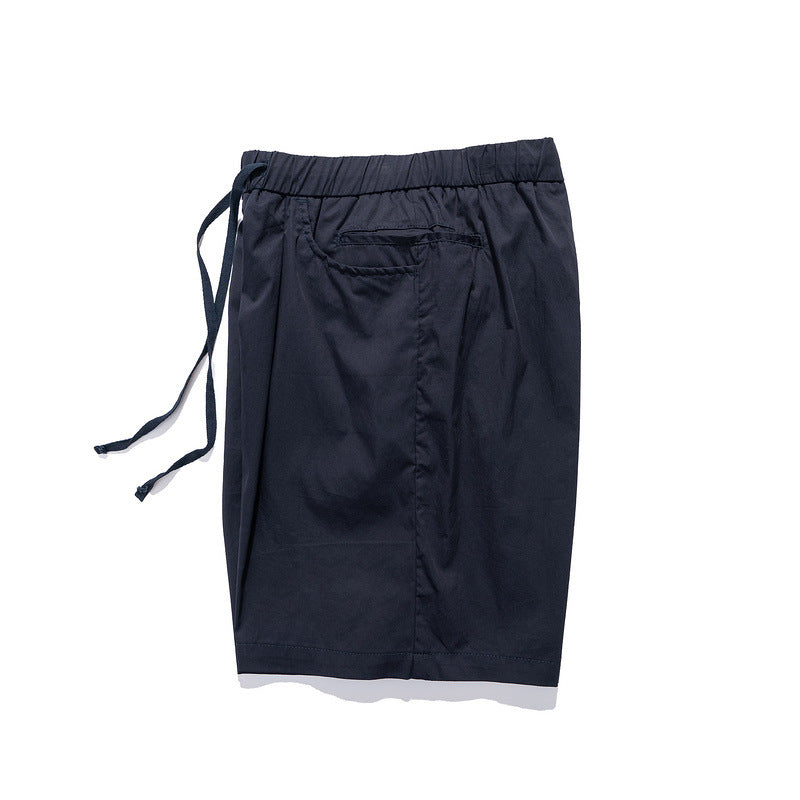 Men Shorts Straight Cargo Shorts Retro Casual Loose
