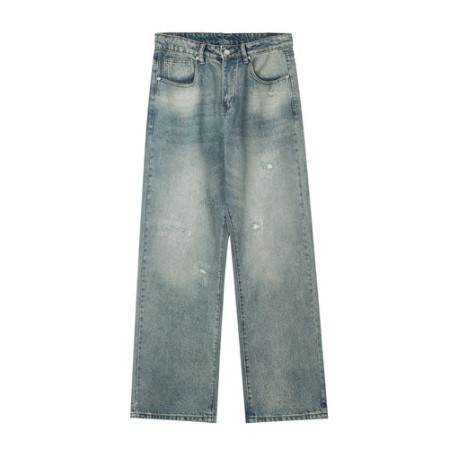 Men Jeans Worn out Hip Hop Loose