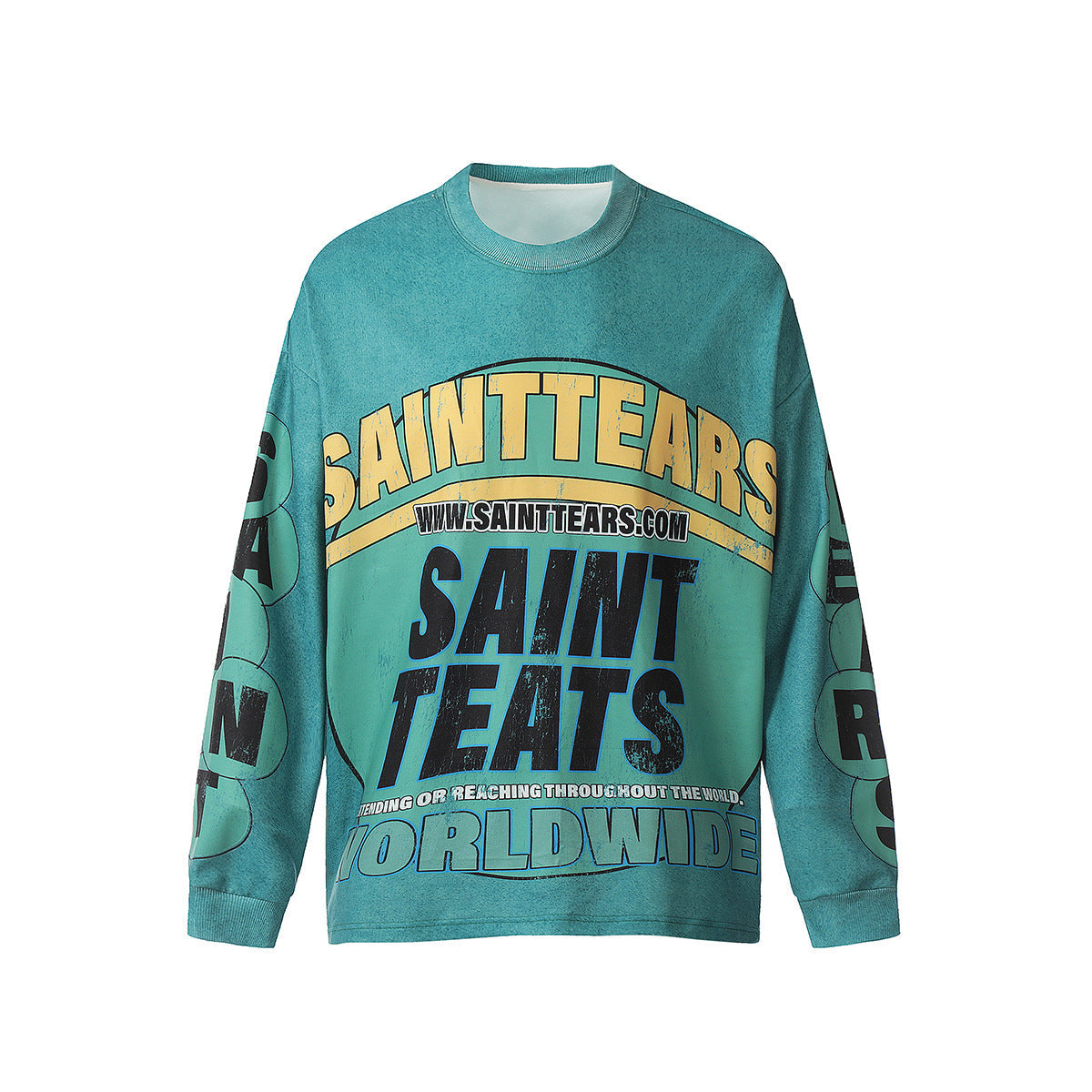 Mens Long Sleeve Shirt Saint Michael Loose Long Sleeve Shirt