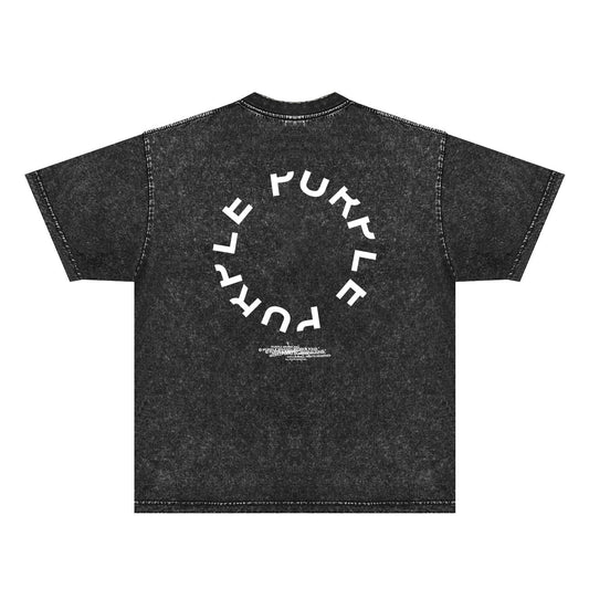 Purple Brand Distressed T Shirts Short Sleeve