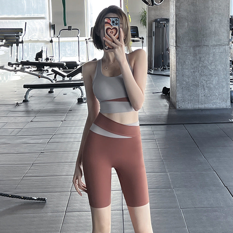 Women Yoga Sports Shorts Fitness Tight Stretch