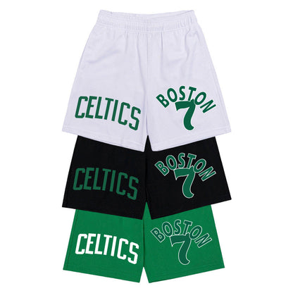 NBA Shorts NAB Celtic Sports Shorts Men's Running Loose Breathable