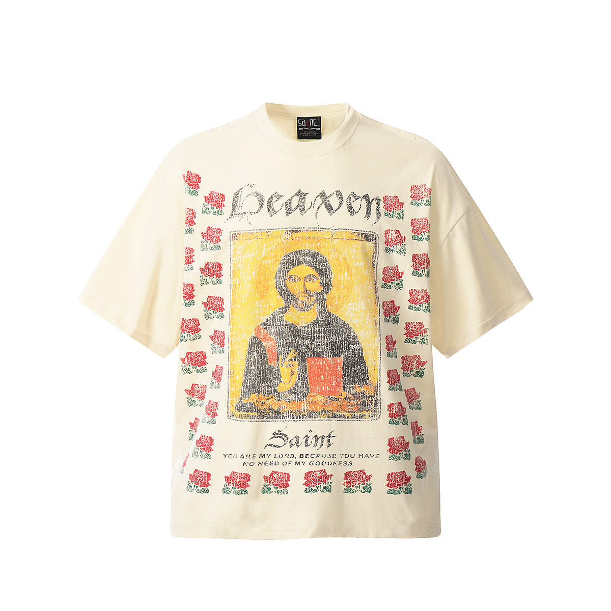 Unisex T-Shirts Saint Michael VINTAGE Jesus Sanskrit Vintage Print T-Shirt