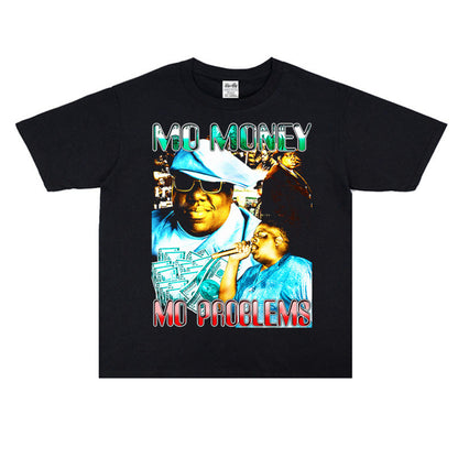 Rock Star T Shirt Notorious Mr. the Nottorious B.I .G Loose Street Printed T-shirt Pure Cotton