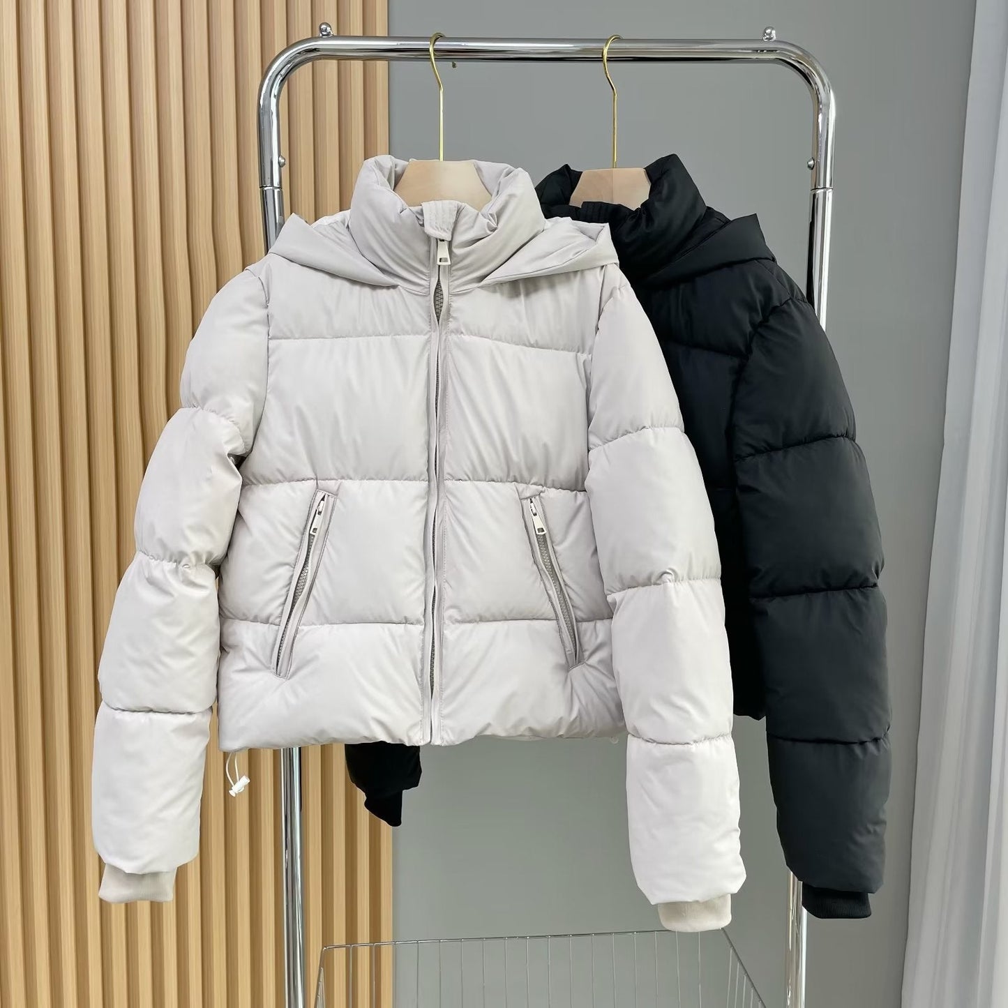 Women Cotton Coat Casual Lazy Loose Hooded Coat