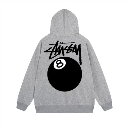 Stussy Hoodie Zip Cardigan Hooded Sweater