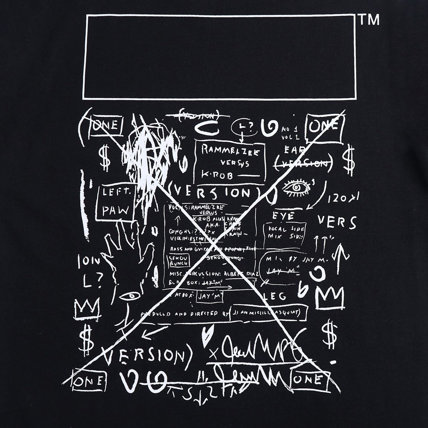 Ow T Shirts Dark Graffiti Letter Printing