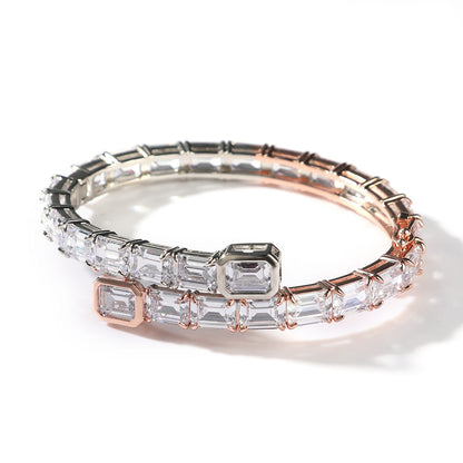 Bracelet Hip Hop Bracelet Zircon Couple Bracelet St. Valentine's Spectrum