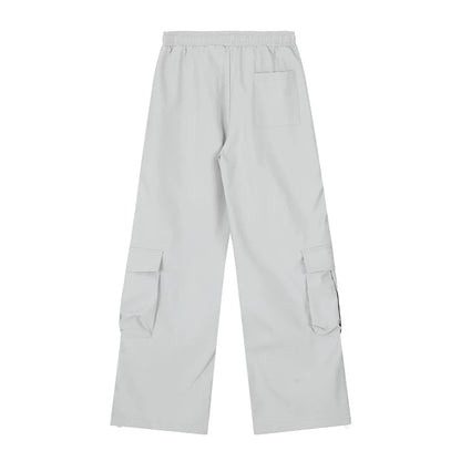Men Sweatpants Overalls Men's Loose Casual Drawstring Ankle-Tied Sports Pants