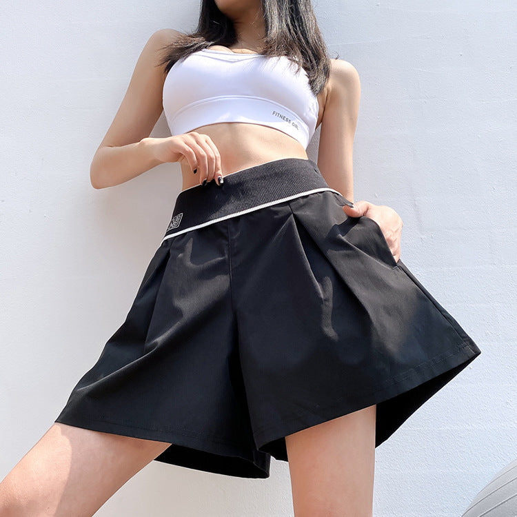 Women Yoga Sports Shorts Loose Track Pants Yoga Shorts