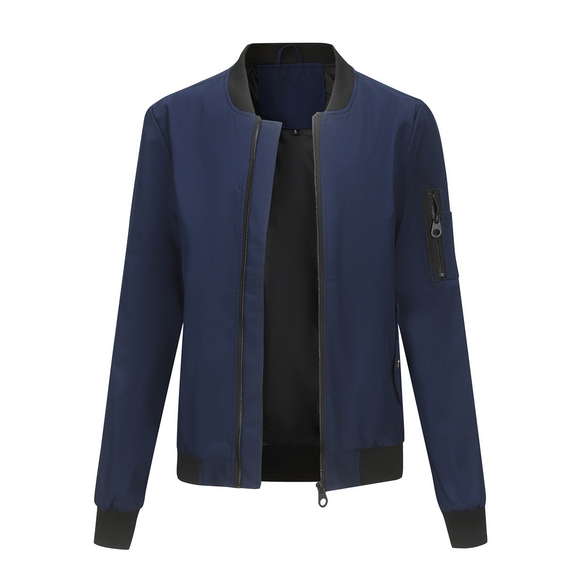Women's Trench Coat Spring and Autumn Thin Flight Jacket Women's Casual Long Sleeve Coat Women's Loose Lapel Baseball Uniform