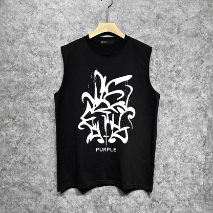 Purple Brand Tank T Shirts Sleeveless T-shirt Vest