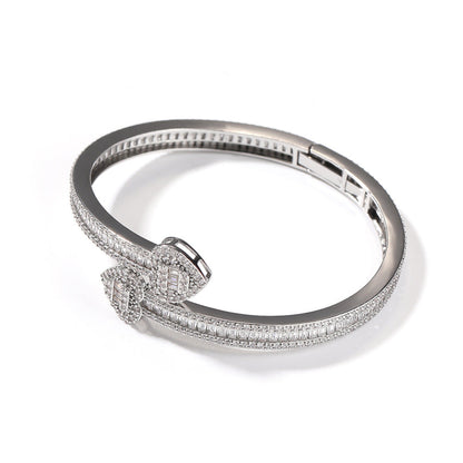 Bracelet Love Light Luxury Copper Zircon Bracelet St. Valentine's Spectrum
