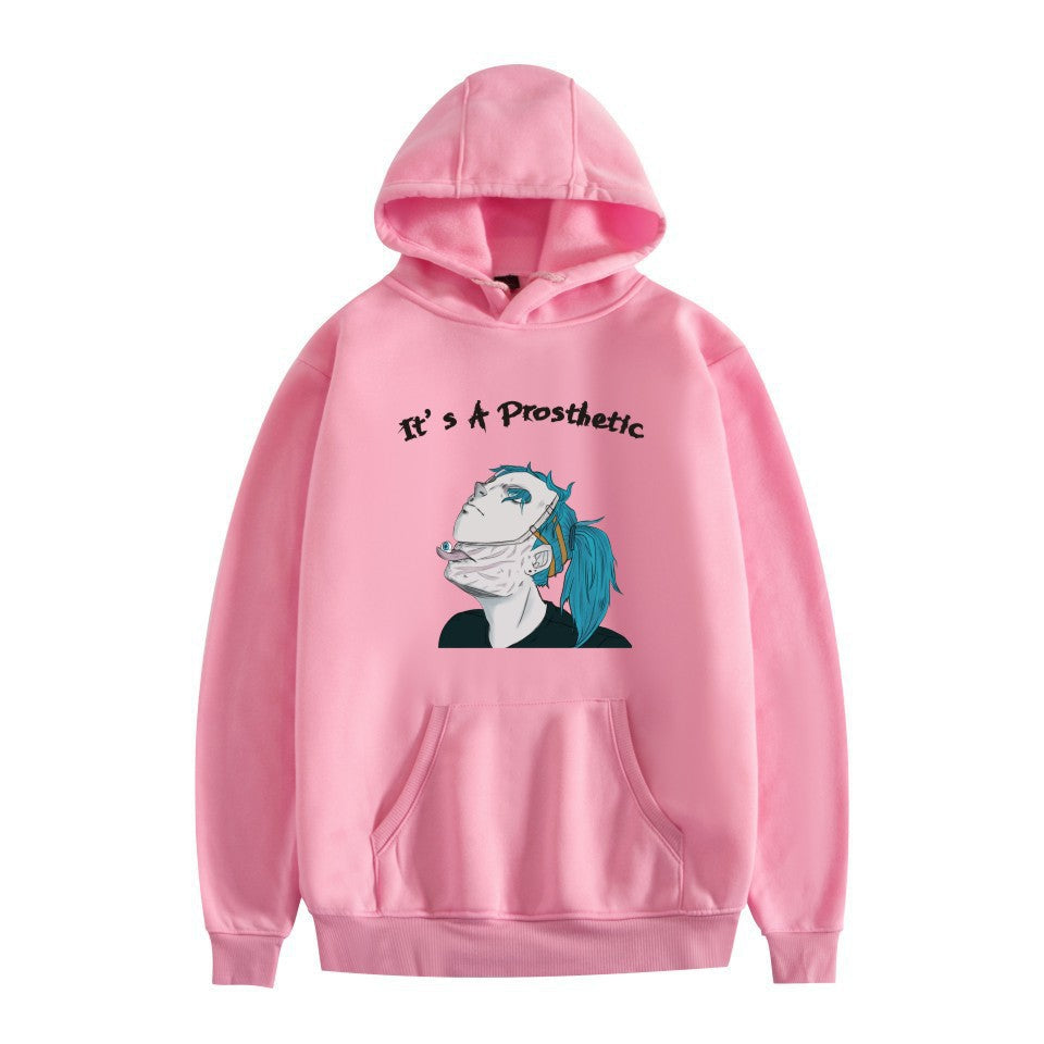 Sally Face Hoodie Sally Face Character Print Casual