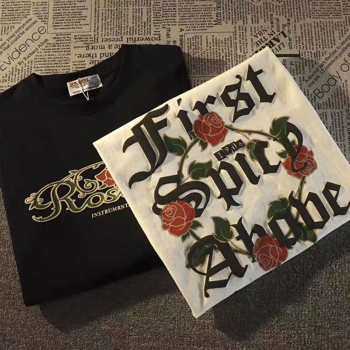 Anti Social Club T Shirt Retro Short Sleeve T-shirt Men's Summer Loose