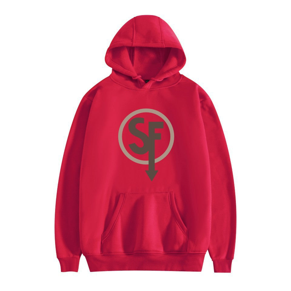 Sally Face Hoodie Fleece-Lined Sally Face Character Print