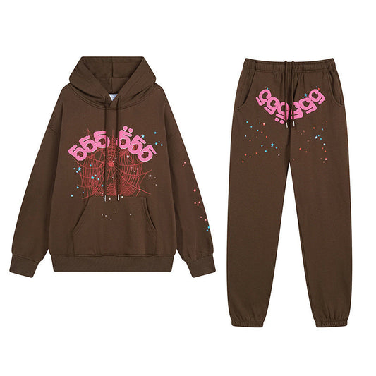 Sp5der Hoodie & Sweatpants 2 Piece Set
