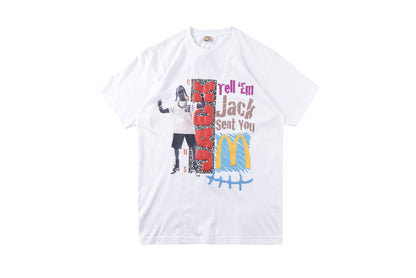 Cpfm T Shirt Tie-Dye Men's and Women's Short-Sleeved T-shirt