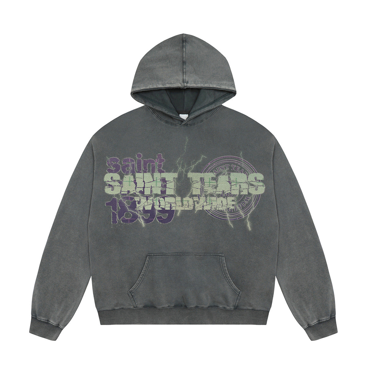 Unisex Hoodies Saint Michael Vintage Loose Hooded Sweater
