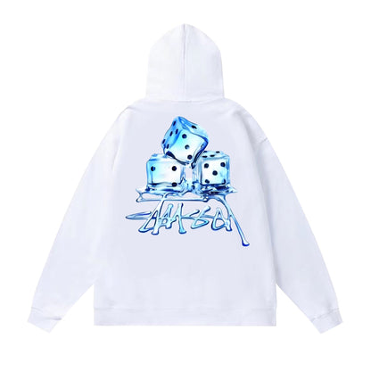 Stussy Hoodie Fall/Winter Fleece Hooded Sweater