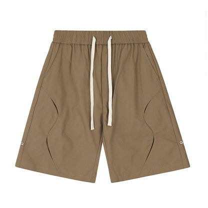 Men Shorts Workwear Shorts Summer Loose Stitching