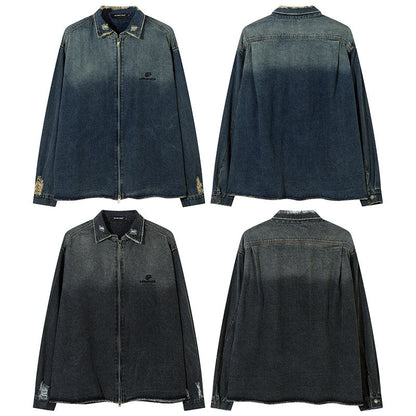 Unisex Vintage Shirt Jacket Men's Autumn Jacket