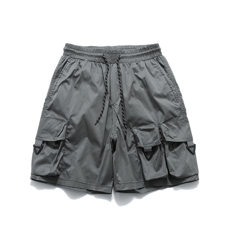 Men Shorts Summer Multi-Pocket Functional Workwear Shorts