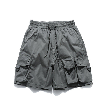 Men Shorts Summer Multi-Pocket Functional Workwear Shorts