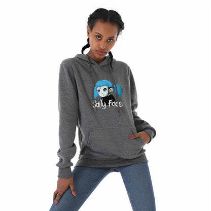 Sally Face Hoodie Sally Face Game Character Printing plus Velvet for Women