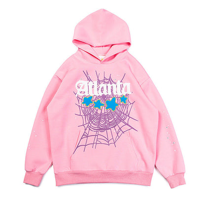 Sp5der Hoodie Spider Web Printing
