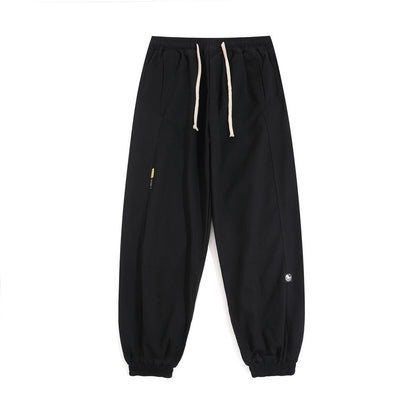 Men Sweatpants Solid Color Sports Overalls Men's Loose Casual Jogger Pants