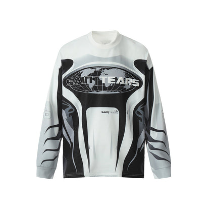 Men Long Sleeve Shirt Saint Michael Loose Long Sleeve Shirt