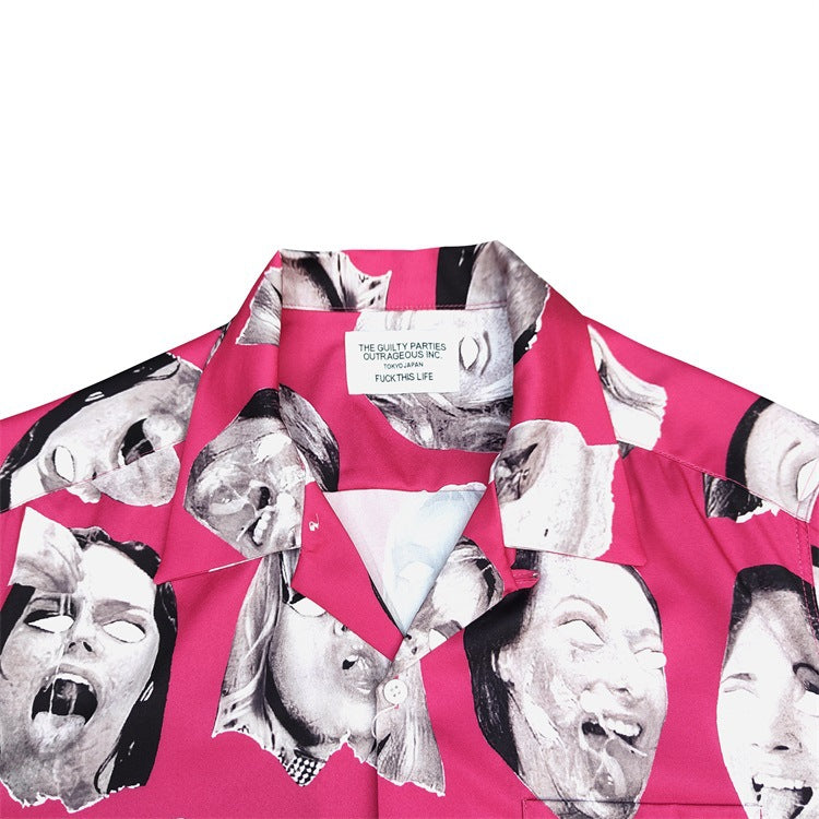 GUILTYPARTIES TIGER Shirts x WEIRDO DAVE Portfolio Skull Short Sleeve Shirts